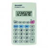 Kalkulačka Sharp, EL233S, biela, vrecková, osemmiestna SH-EL-233S