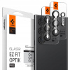 SPIGEN CAMERA COVER OPTIK.TR ”EZ FIT” CAMERA PROTECTOR 2-PACK GALAXY S24 ULTRA BLACK AGL07425