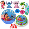 DIGITÁLNA TLAČ Jedlý obrázok na tortu STICH STITCH STICZ LILO + POSTAVY TEXT 14