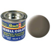 REVELL 86 Olivovo hnedá matná syntetická modelárska farba (RAL7008), 14ml (REVELL 32186 OLIVE BROWN MAT 14ml 0,47fl oz EMAIL COLOR)