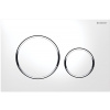 Geberit GEBERIT SIGMA20 ovládacie tlačítko, dual flush, biela lesk /chróm 115.882.KJ.1