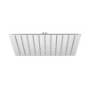 Mereo Tanierová sprcha horná, Slim, hranatá 250x250 mm s kĺbom, nerez CB485P