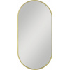 Olsen Spa Zrkadlo bez osvetlenia BRANDIS GOLD Rozmer A - 50 cm, Rozmer C - 100 cm OLNZBRA5010G