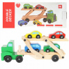 Nákladné auto LandToys LT278 s drevenou odťahovkou