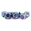 FanRoll Dice Set Rainbow a Blue Enamel (7)