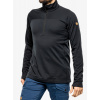 Flísová mikina Fjallraven Abisko Lite Fleece Half Zip - black