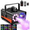 GENERÁTOR DYMU S DISCO GUĽOU, LED SVETELNÝ EFEKT, 13 FARIEB, 600 W