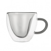 ORION Pohár Double srdce 2ks 330ml Grey