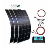 Fotovoltaika - 3xpanel Solar100W Flexibilný+Reg 30A set 300W (Fotovoltaika - 3xpanel Solar100W Flexibilný+Reg 30A set 300W)