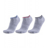Replay Nízke ponožky - 3 páry C100631 Grey Melange 35/38
