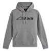 Alpinestars mikina BLAZE HOODIE 3 sivo/čierna Veľkosť: S