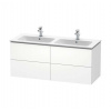 Duravit L-Cube Umývadlová skrinka, 55x129x48 cm, 4 zásuvky, biela mat LC625901818
