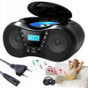 CD a kazetový prehrávač Zosudull s Bluetooth, FM rádio, nabíjateľný
