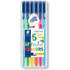 Staedtler, 323 SB6CS4, Triplus fixky, 6 ks, Tropical