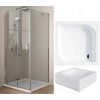 Sprchový kút - Sprchovací kút 90x90 + vanička hlboká 15/29 cm (Sprchový kút - Sprchovací kút 90x90 + vanička hlboká 15/29 cm)