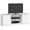 Stolík pod TV RTV 140 2D 1P biely