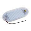 LED osvetlenie interiéru 44× SMD – 145 × 58 mm, 12 – 80 V, tlačidlový vypínač