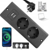 NAPÁJACIA LIŠTA PREDLŽOVACÍ KÁBEL 1.5 M 4V1 2 ZÁSUVKY 2 USB DO KANCELÁRIE A DOMÁCNOSTI