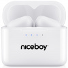 Niceboy Slúchadlá do uší Bluetooth HIVE Podsie 4, biela
