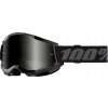 OKULIARE 100 % STRATA 2 SAND BLACK SMOKE ČIERNE CROSSOVÉ QUAD ENDURO MX ATV