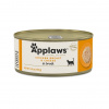 APW APPLAWS Chicken breast and cheese in broth - mokré krmivo pre mačky - 156g