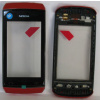 Nokia Asha 305,306 predný kryt s dotykom červený