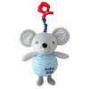 Baby Mix plyšová závesná hračka so zvukom Mouse
