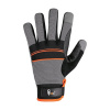 Kombinované rukavice Cxs CARAZ sivo-čierne veľ. 9