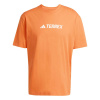 Pánske Tričko s krátkym rukávom ADIDAS TX LOGO TEE JF9145 – Oranžová