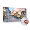 Maľovanie podľa čísel ZABUDNUTÁ ULIČKA – stredná náročnosť 60x40 cm - na ráme (Sada na maľovanie podľa čísel ARTMIE)