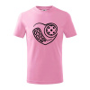 Florbal love - Tričko detské bavlnené - 146 cm/10 rokov ( Ružová )