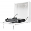 CP PLUS CP-PR-101 Uzamykatelná skříňka na zeď pro malé DVR / NVR přehrávače (bílá)