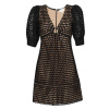 MICHAEL Michael Kors Krátke šaty GEO EYELET MINI DRESS Čierna