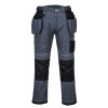 Portwest T602 PW3 Holster Pracovné nohavice šedá/čierna 38