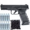 Vzduchovka - PISTOL RAM TPM1 T4E .43 CO2 KIT + GUMOVÉ BALLY (Vzduchovka - PISTOL RAM TPM1 T4E .43 CO2 KIT + GUMOVÉ BALLY)