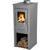 Strend Pro Kachle Thalia Uno Glass Lite, šedé, 3,9 kW