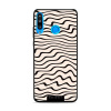 Lesklý kryt Mobiwear Glossy - Huawei P30 Lite - GA62G Vlnky na béžové (Prémiové lesklé pouzdro, obal, kryt Mobiwear Glossy na mobil Huawei P30 Lite - GA62G Vlnky na béžové, materiál Plast + TPU siliko