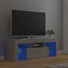 zahrada-XL TV skrinka s LED svetlami betónová sivá 120x35x40 cm 804350