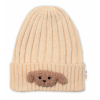 Detská zimná čiapka Bear Baby, Nellys - ecru, veľ. 48-54 cm Baby Nellys