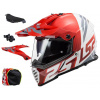 PRILBA MOTO LS2 MX436 PIONEER EVO EVOLVE RED 2XL (PRILBA MOTO LS2 MX436 PIONEER EVO EVOLVE RED 2XL)