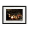 Atelier - Petr Vydra Umelecká fotografia - Barokové zátišie (čierny rám), Velikost a varianta fotografií Bílý rám 30 x 40 cm ( pasparta 21x 30 cm )