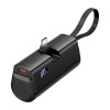 Powerbank Vention LED displej 4800mAh 22,5W FHQB0 (čierna)