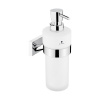 Nimco KEIRA dávkovač na tekuté mydlo plast/chróm/matné sklo, 250ml objem KE 22031W-T-26