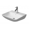 Duravit ME by Starck Umývadlo, 55x44 cm, s prepadom, s otvorom na batériu, WonderGliss, matná biela 23355532001