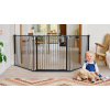 Baby Dan Univerzálna priestorová zábrana BabyDan CombiFit L, čierna 90cm - 223cm