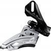 Prehadzovačka SHIMANO DEORE FD-M617 MTB pre 2x10 D-type Bočný predný ťah 36/38 z čierna