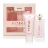 NG PERFUMES Darčeková sada pre ženy, parfumovaná voda a sprchový gél 100+100 ml , Femme L Odeur du NG NG PERFUMES