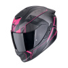 Moto prilba SCORPION EXO-1400 EVO II AIR INTENSIO matná čierno / ružová - Veľkosť XS