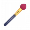 Divine cosmetics CP35 hubka na make-up s rúčkou 18 cm ružová tmavá