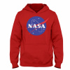 Mikina - Vtipné prsty detská mikina veľkosť 140 s dlhým rukávom červená (Detská mikina NASA s kapucňou červená 140)